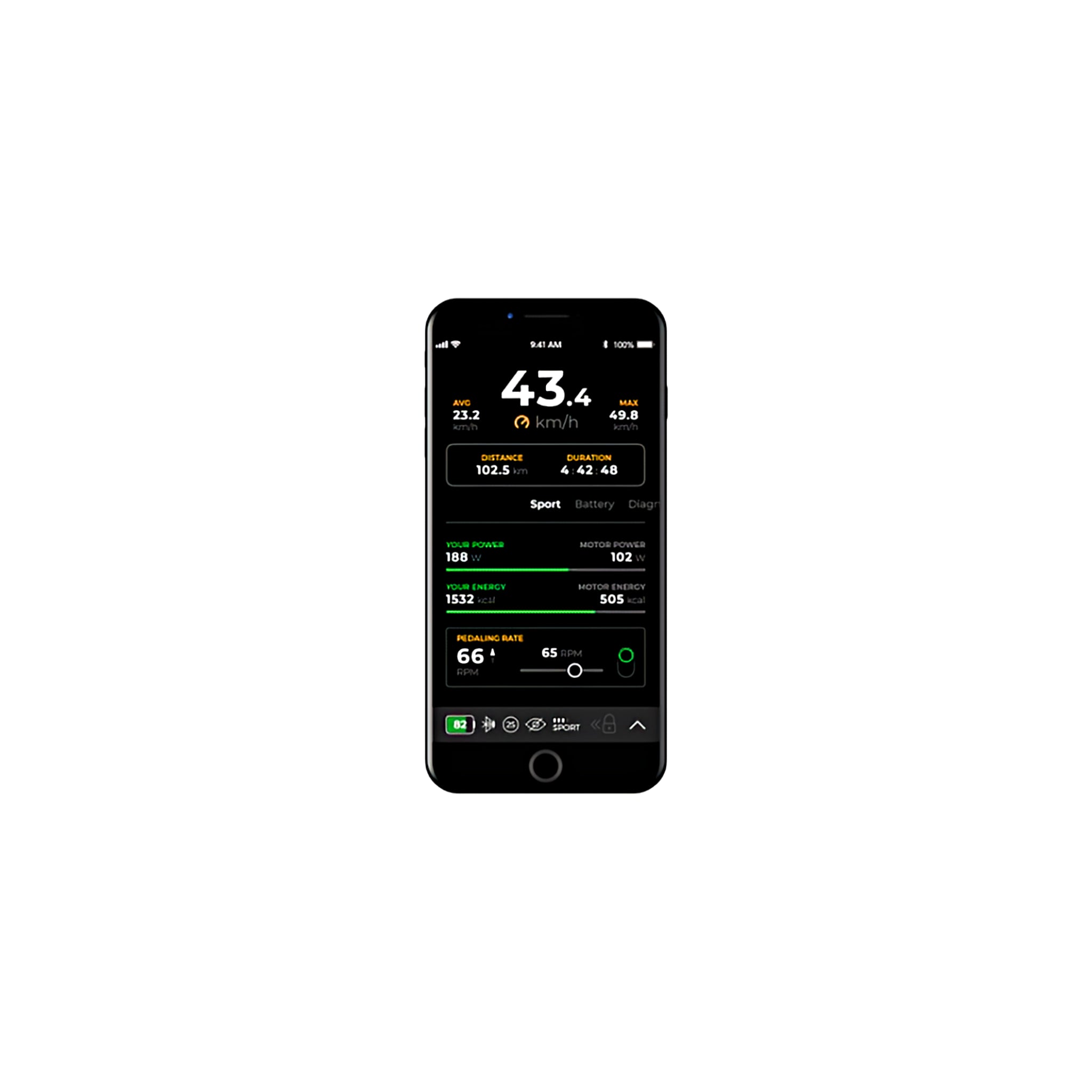 SpeedBox 1.0 B.tuning for Bosch V2 ELSYKKEL-TRIM med App! - for BOSCH Smart System (2022-2023)